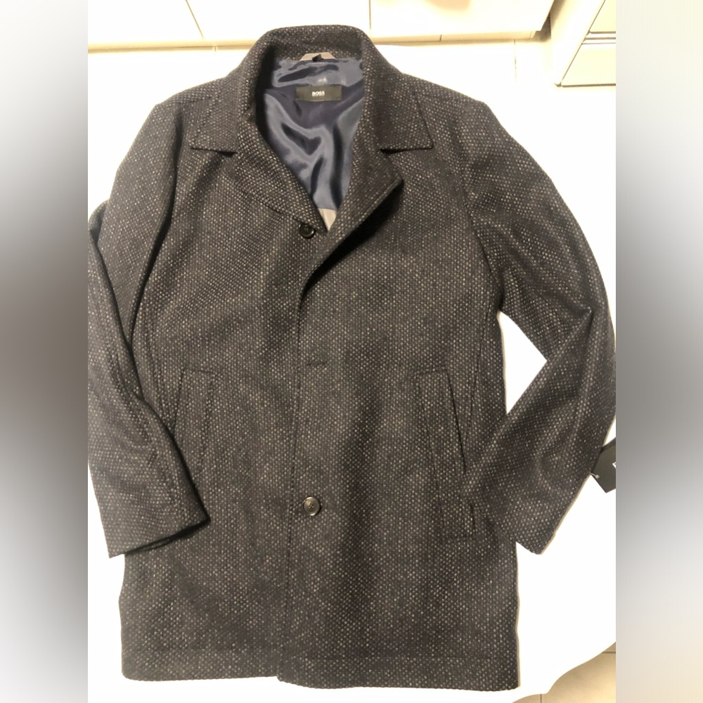 New Boss wool coat